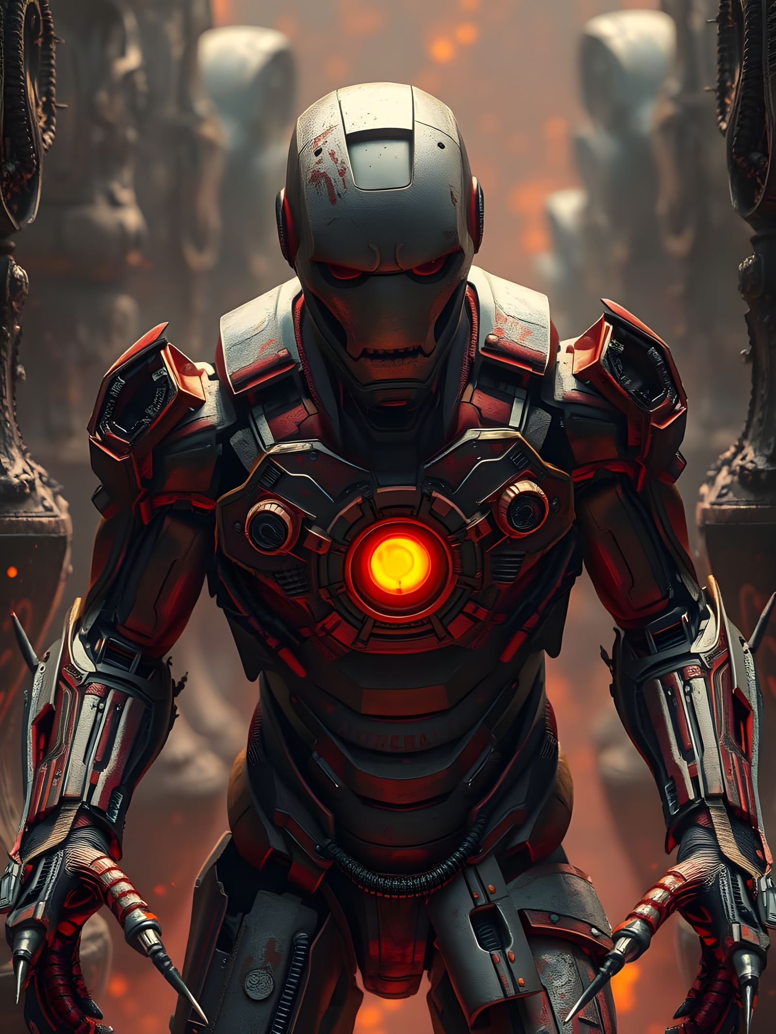Zombie Iron Man Rises From Hellish Abyss