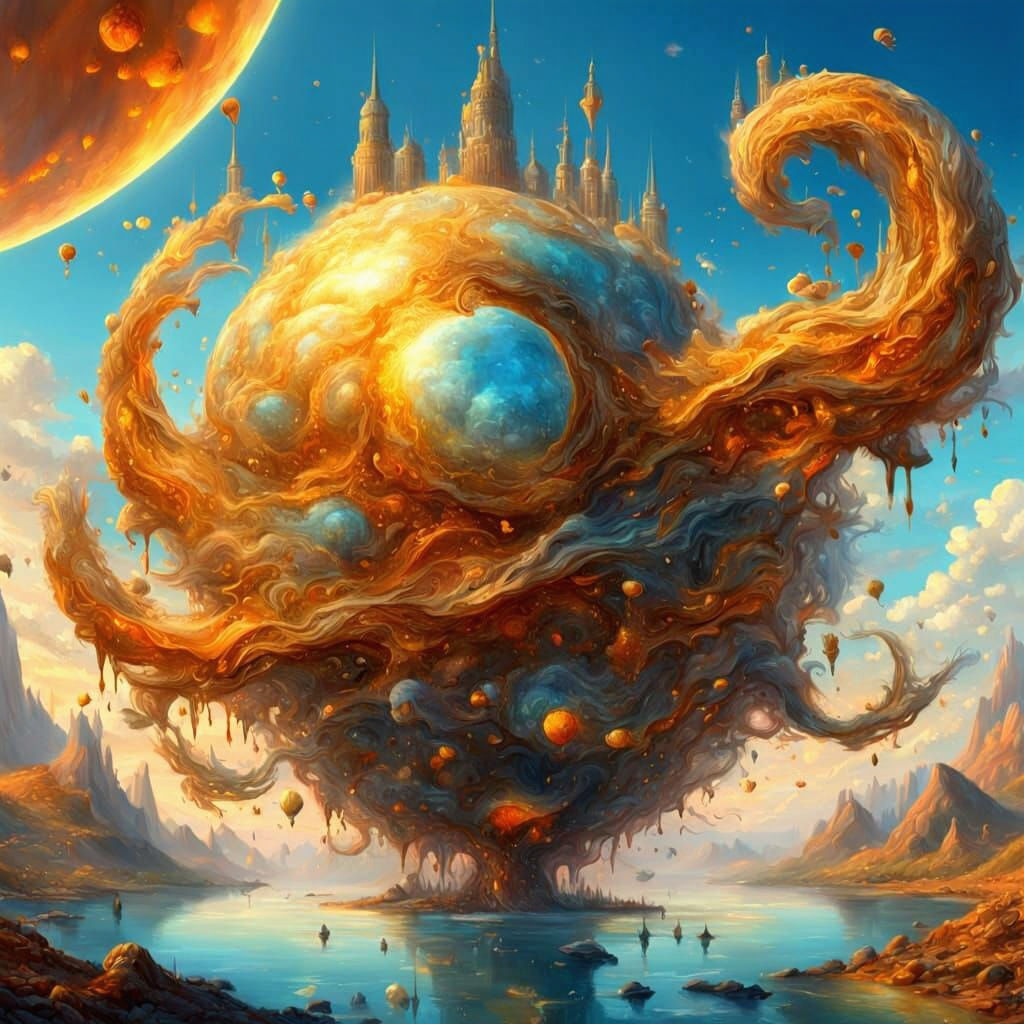 Surreal Fantasy War Inspired by Salvador Dali