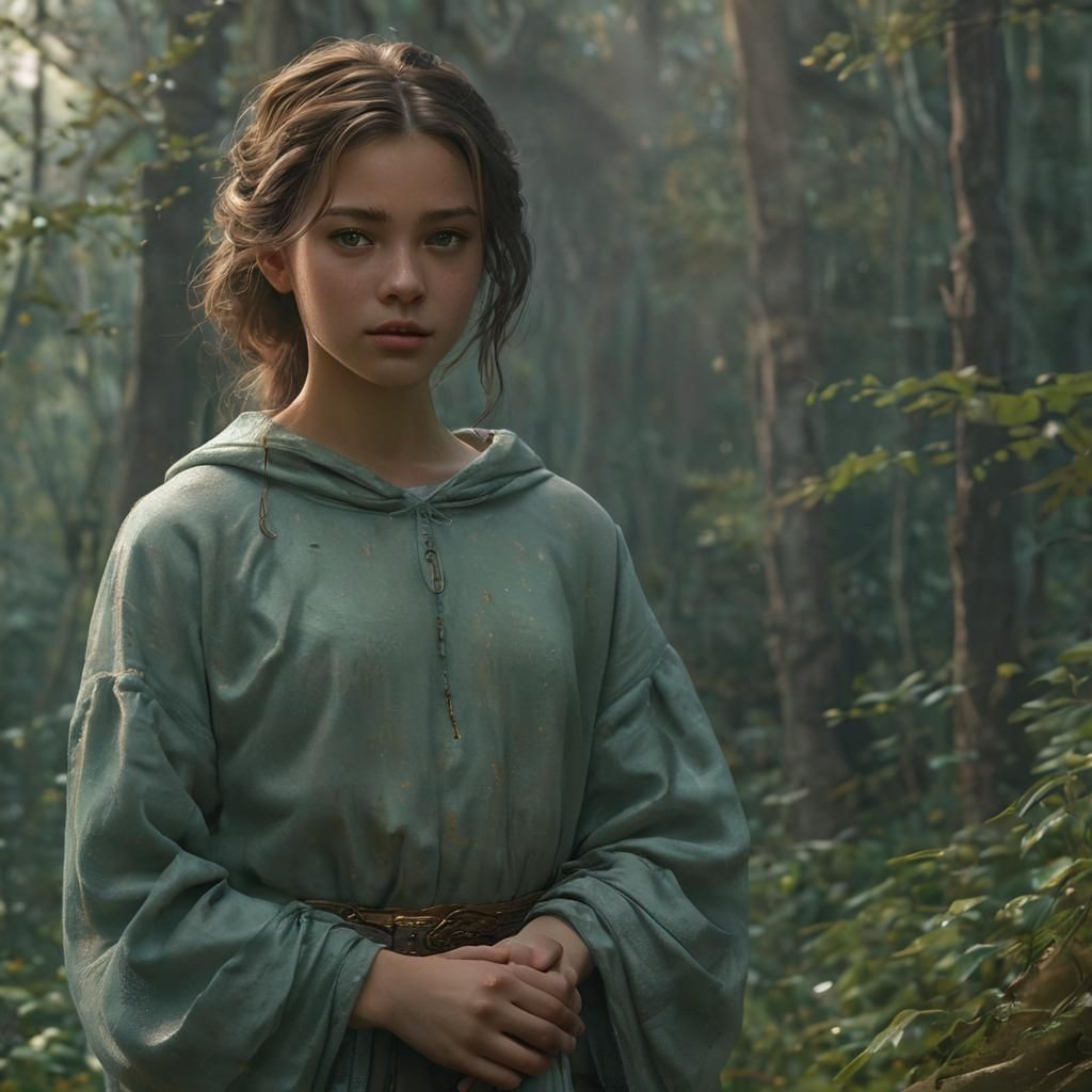 Ethereal Portrait of a Girl with Dreamy Colors