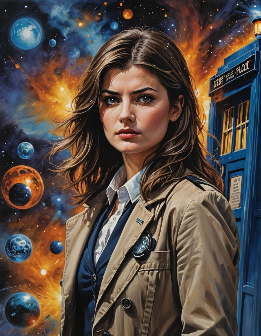 Sophie Aldred as Doctor Who's assistant Ace