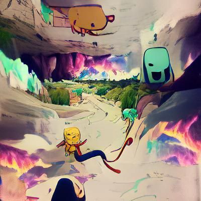 Adventure Time AI Interpretation