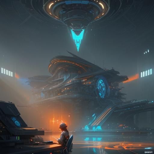 Life Aboard a Space Station: Hyperdetailed Concept Art