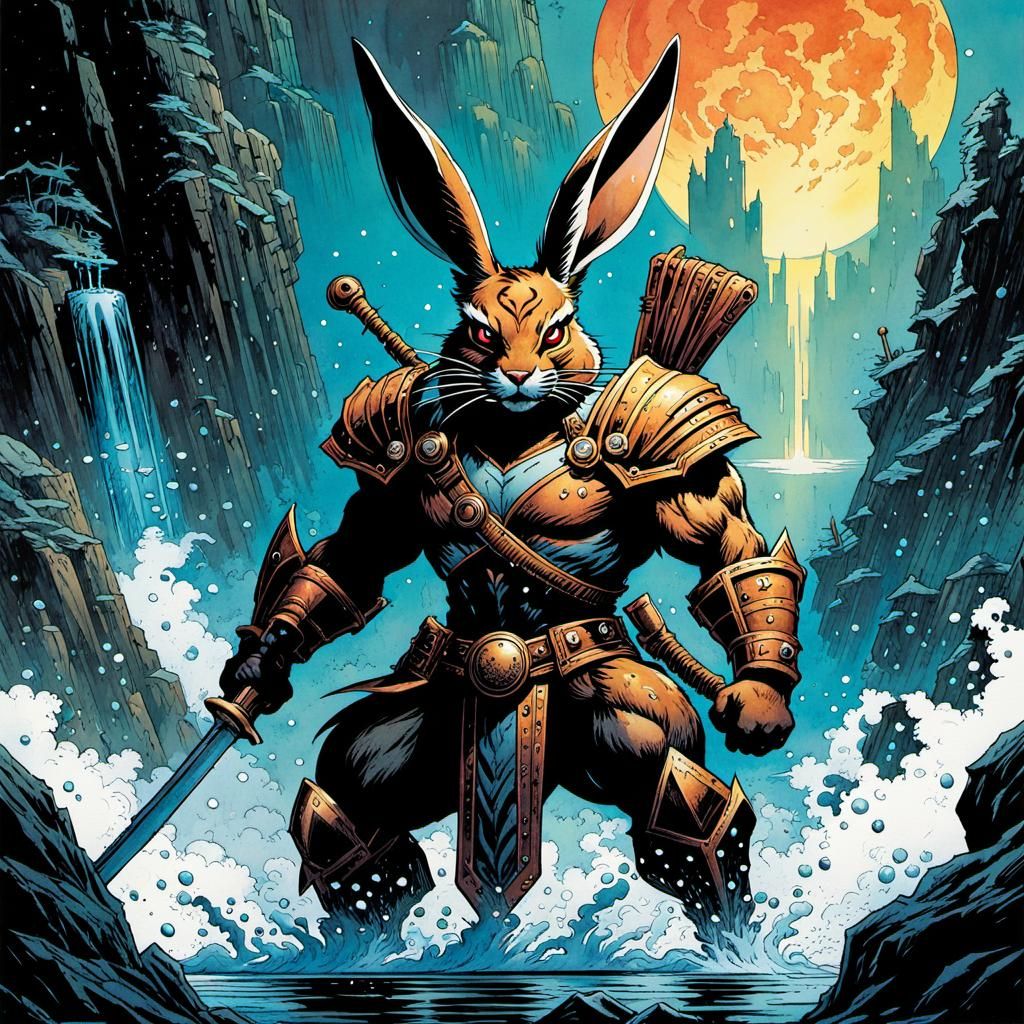 Tigerbunny: Watercolor Comic Book Art