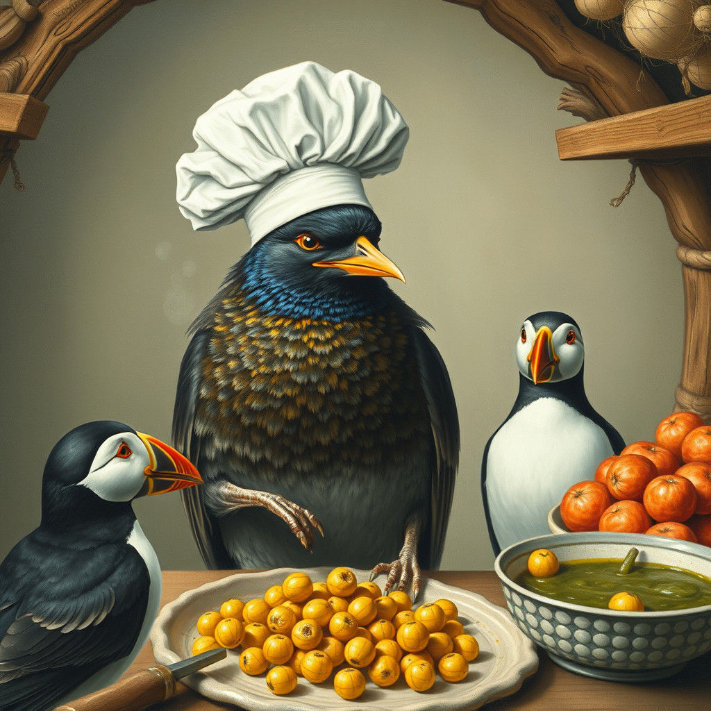 Starling Chef in Beehive Kitchen, Dürer Style