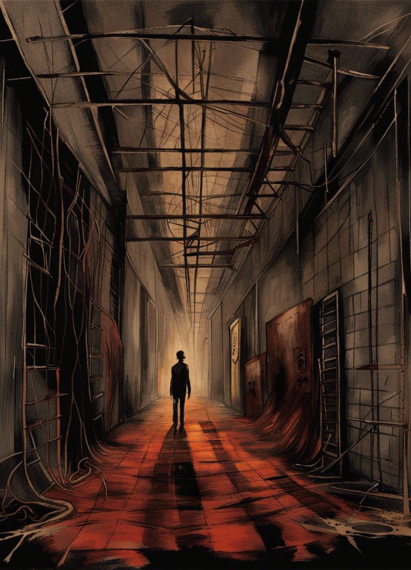 Silent Hill Inspired Psychological Horror Art