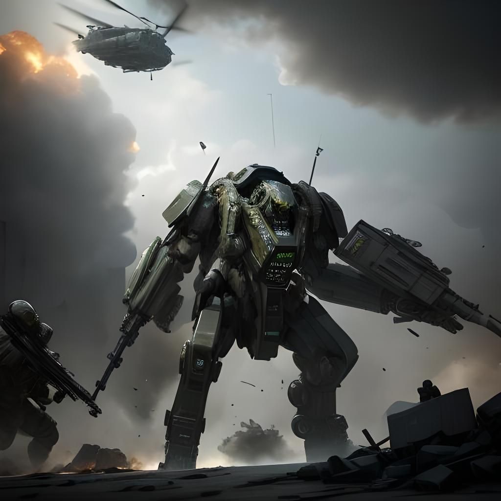 Non upload evolution: Lockheed production war Exos, 2.2meter frame, artificial muscle capacitors, flash graphene. 900x s...