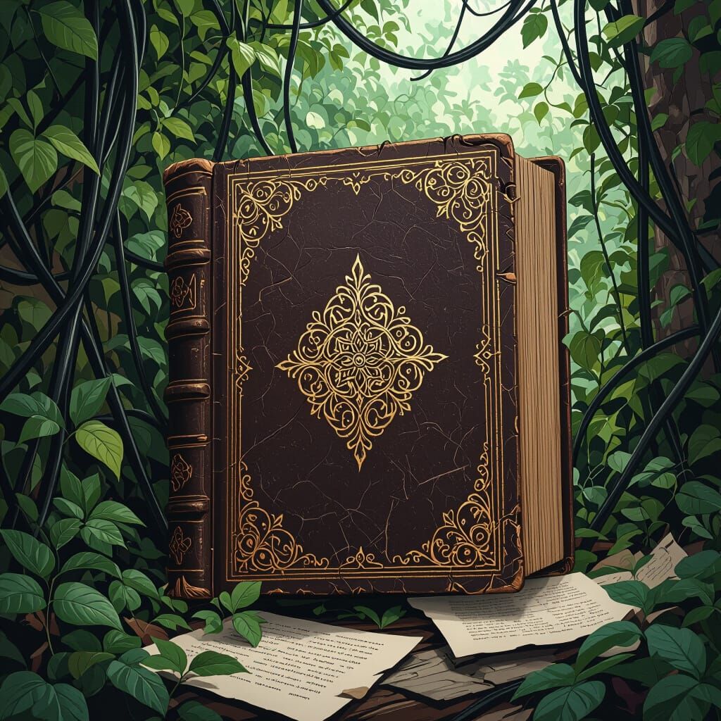 Resilience Amid Collapse: A Book Cover Design