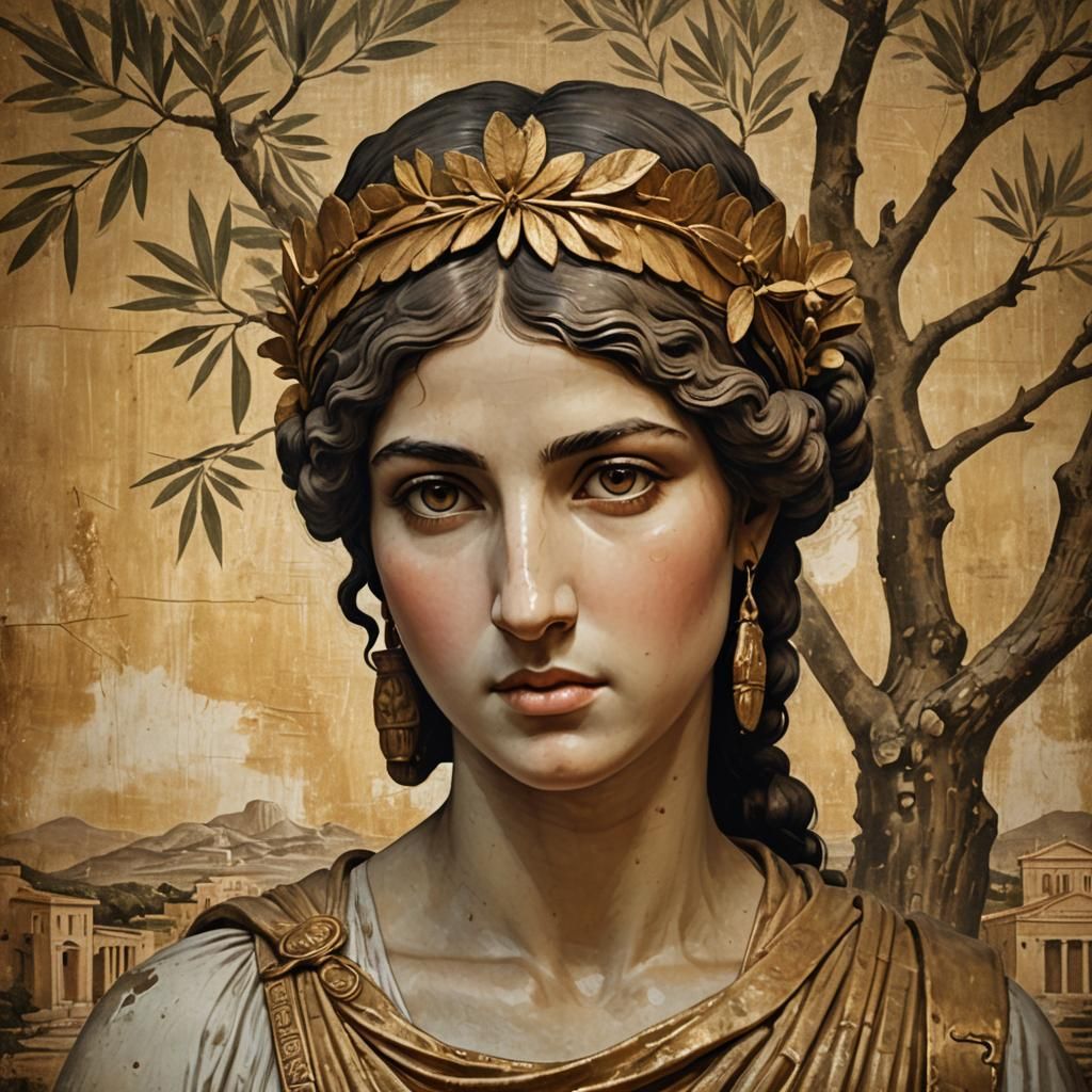 Ancient Greek Portrait of Didymeia Antiokha