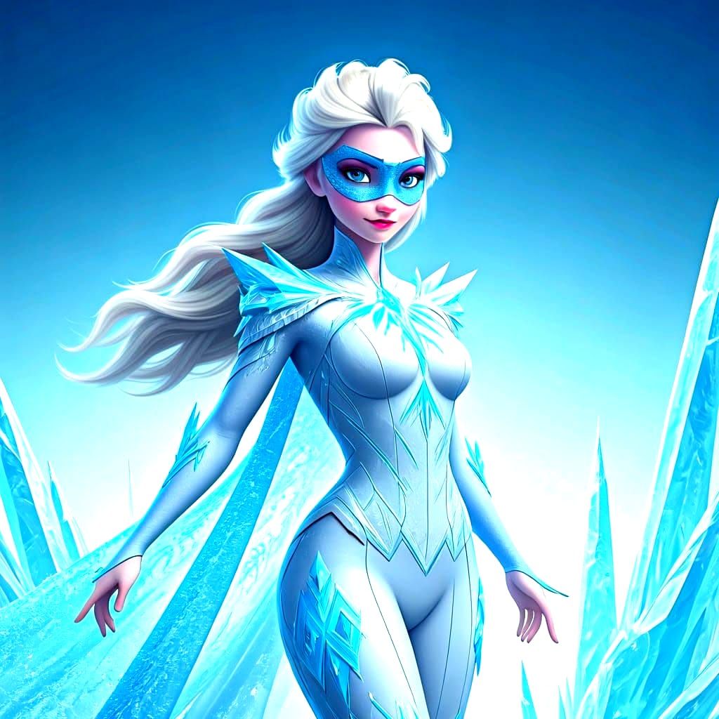 Elsa Superheroine Form Remake