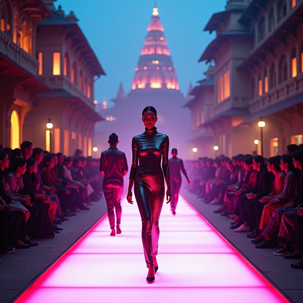 Futuristic Fashion Show in Basantapur Durbar Square