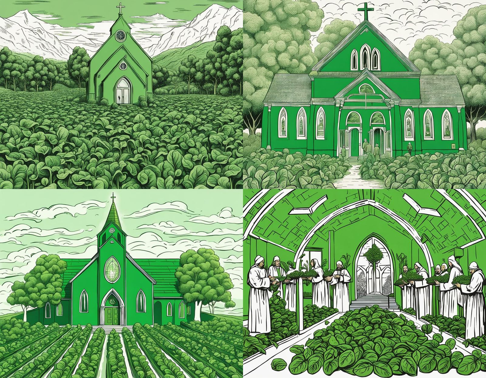 The Evergreen Church of the Spinach Cult