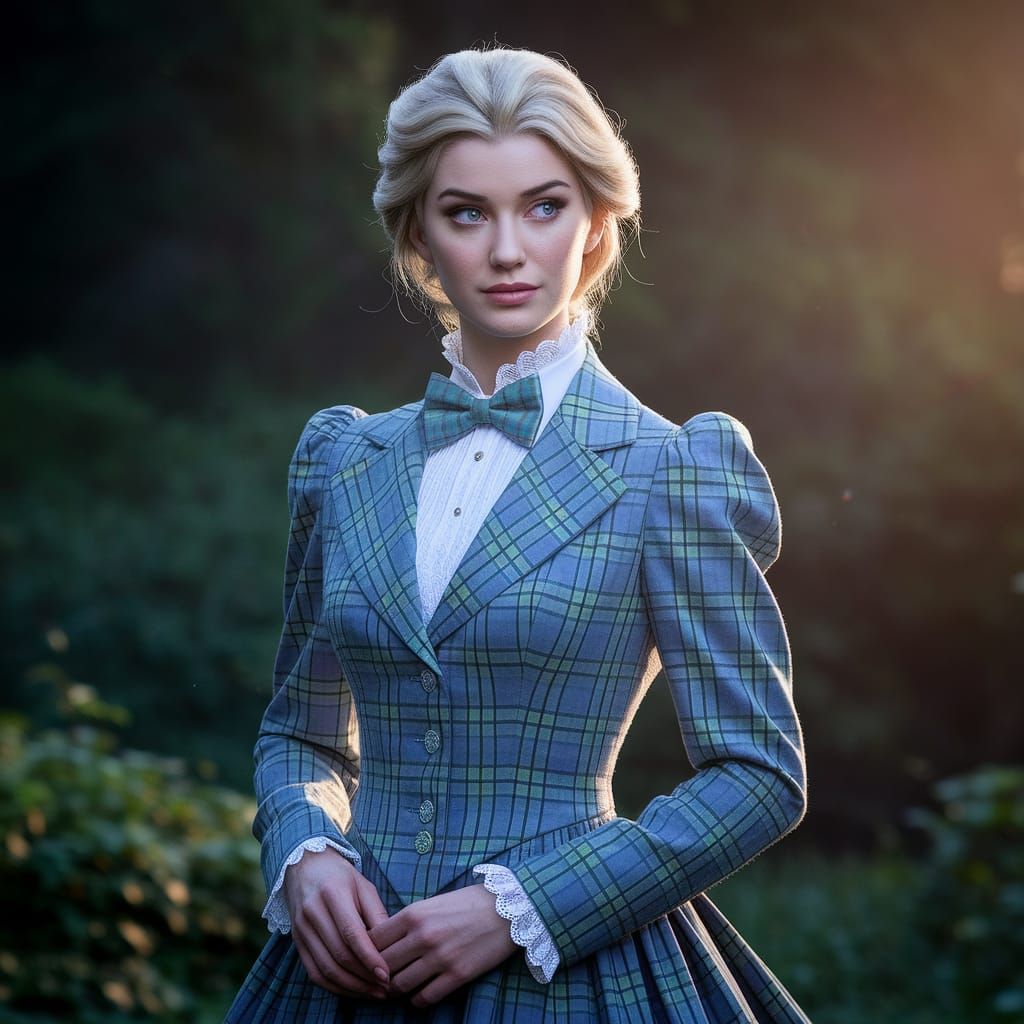 Regal Victorian Fairy in Enchanted Forest