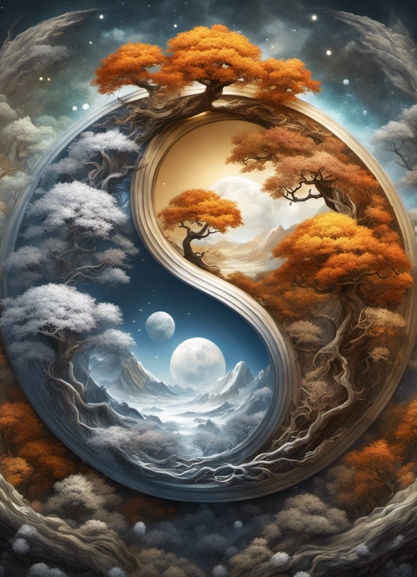 Yin Yang: A Balance of Four Seasons