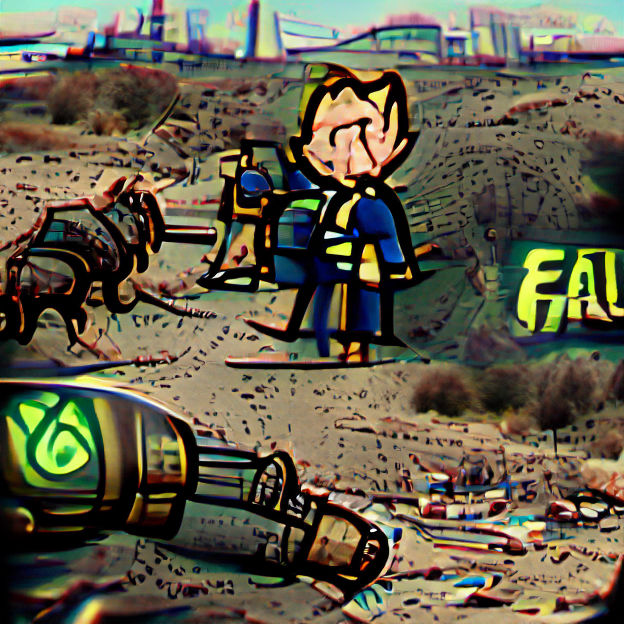 AI Generated Fallout Image