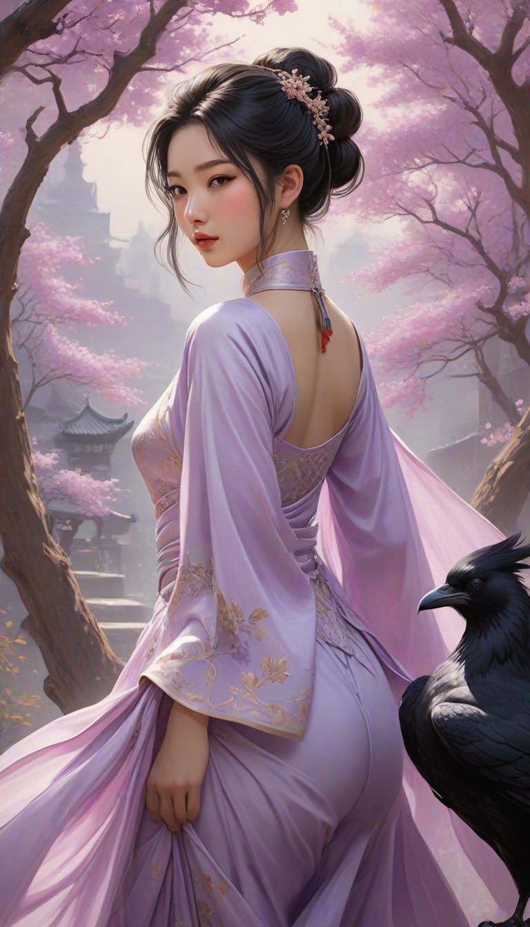 Ethereal Fantasy Pin-Ups in Shitao's Grand Tradition
