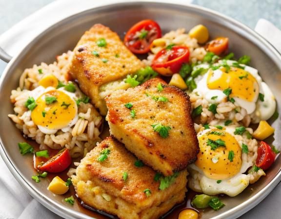 Delicious Food Still Life Generated by AI