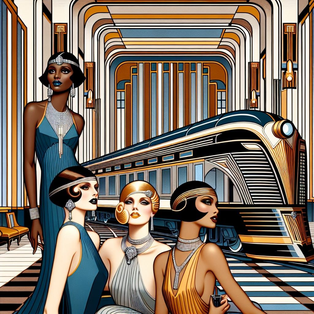 Art Deco Train Station