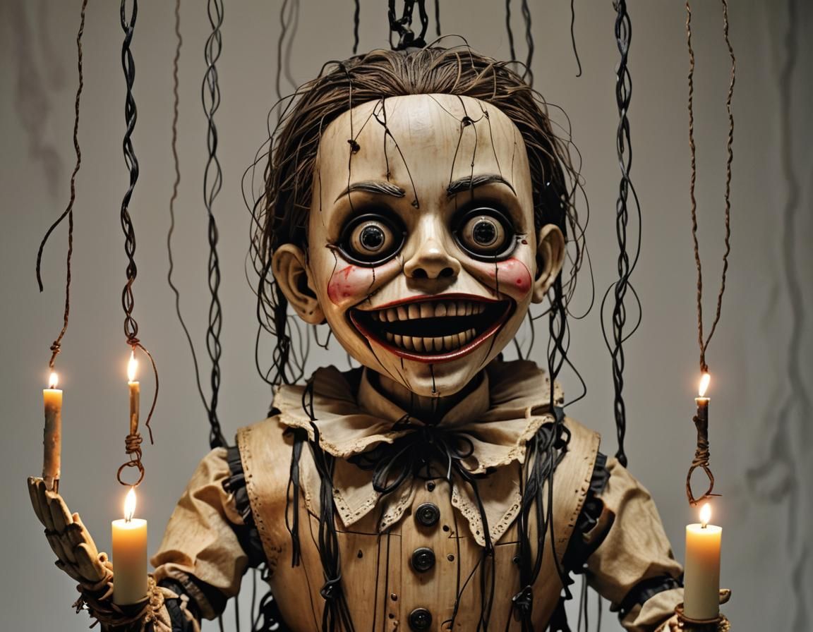 Haunted Marionette Doll in Abandoned Theater