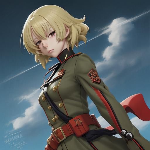 Anime Style Toy Soldier, Manga Art