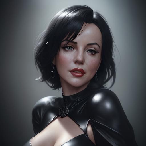 Marilyn Monroe and Catherine Bell in Leather