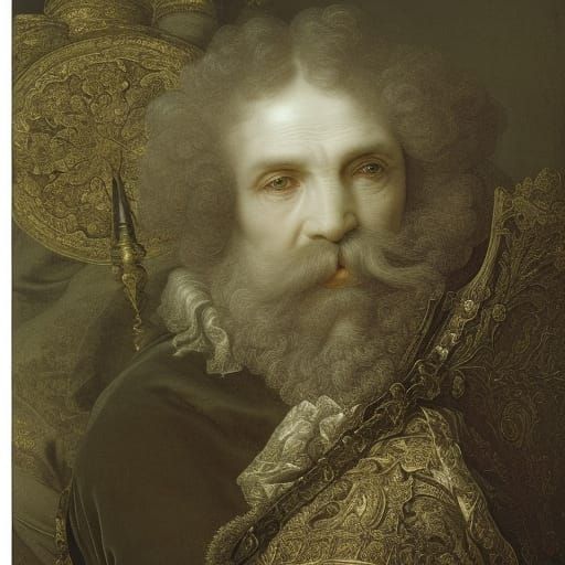 Green Vampire Lord in Biopunk Horror Style