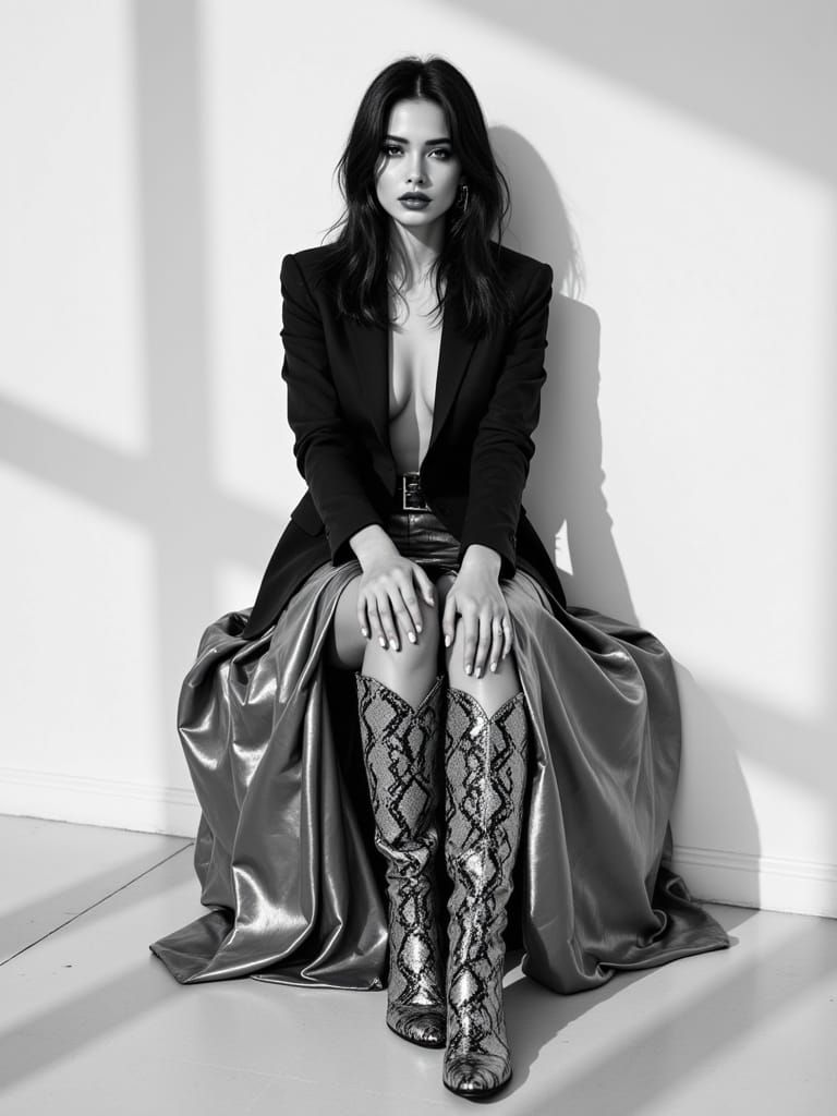 Confident Queen in Golden Light