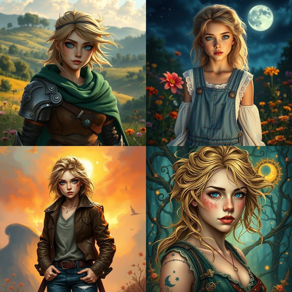 Strong and Fierce Georgia Peach in Fantastical Fantasy Lands...