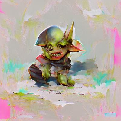Fantasy Goblin Digital Art Portrait