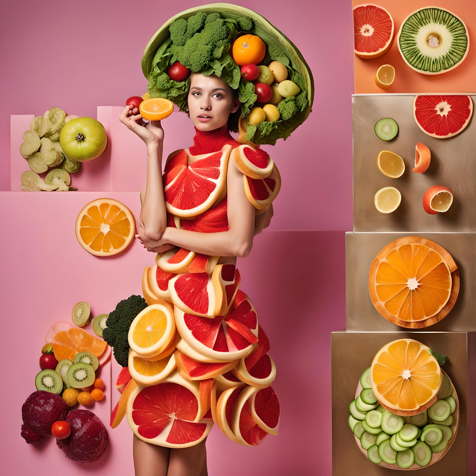 Food Fashion: Outfits Made of Edible Materials