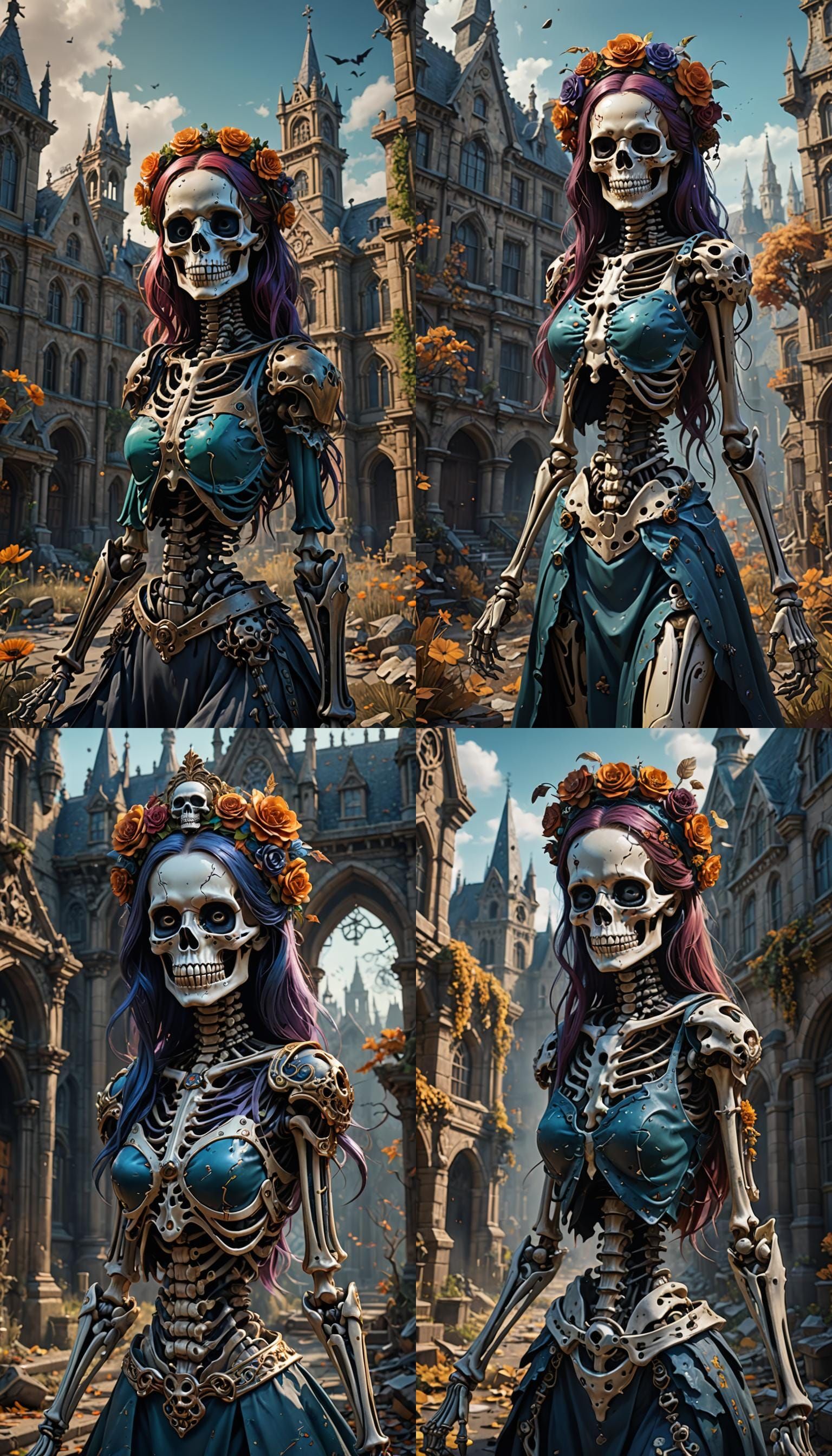 The most popular skeleton girl at Skeleton High School