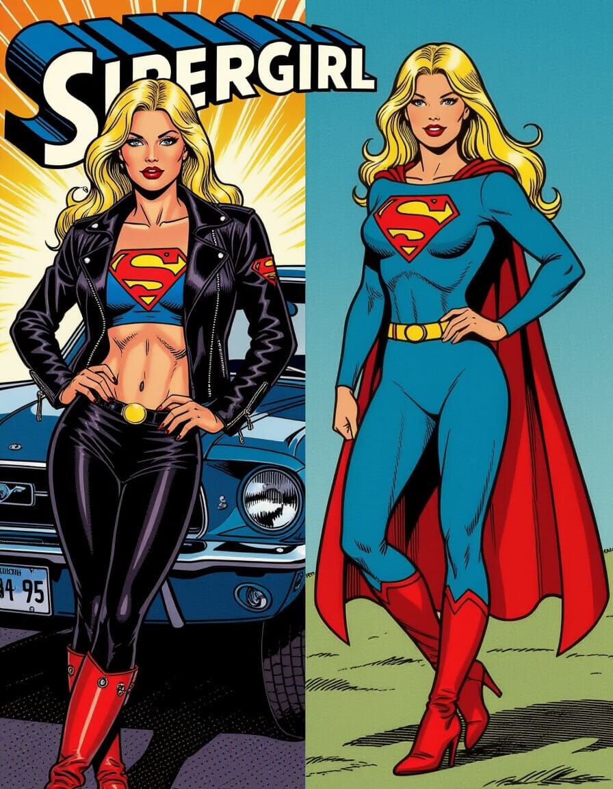 Supergirl: Biker Babe vs. Bronze Age Comic Heroine