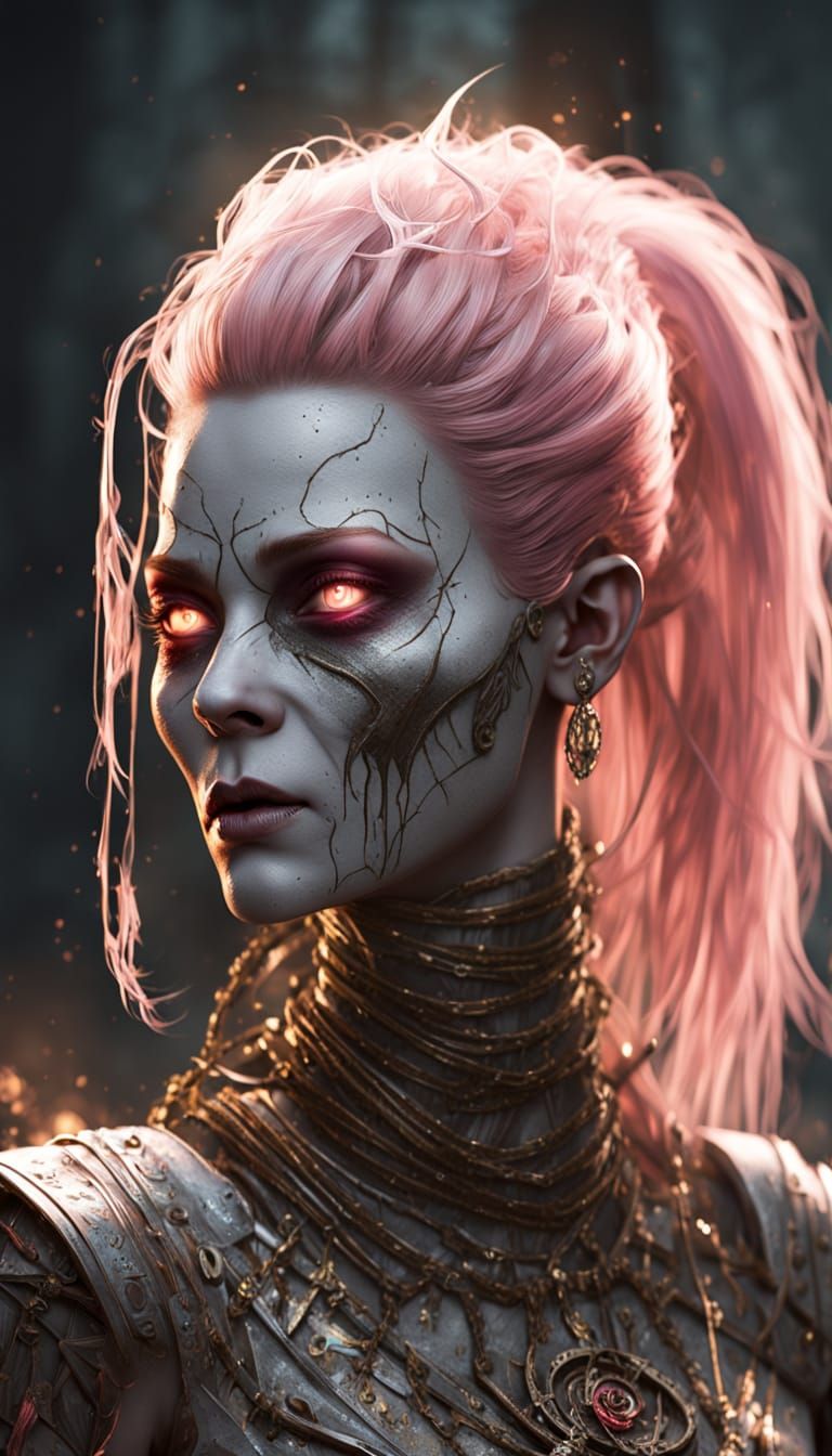 Gwen Tennyson as Mummified Witch in 3D Anime Art