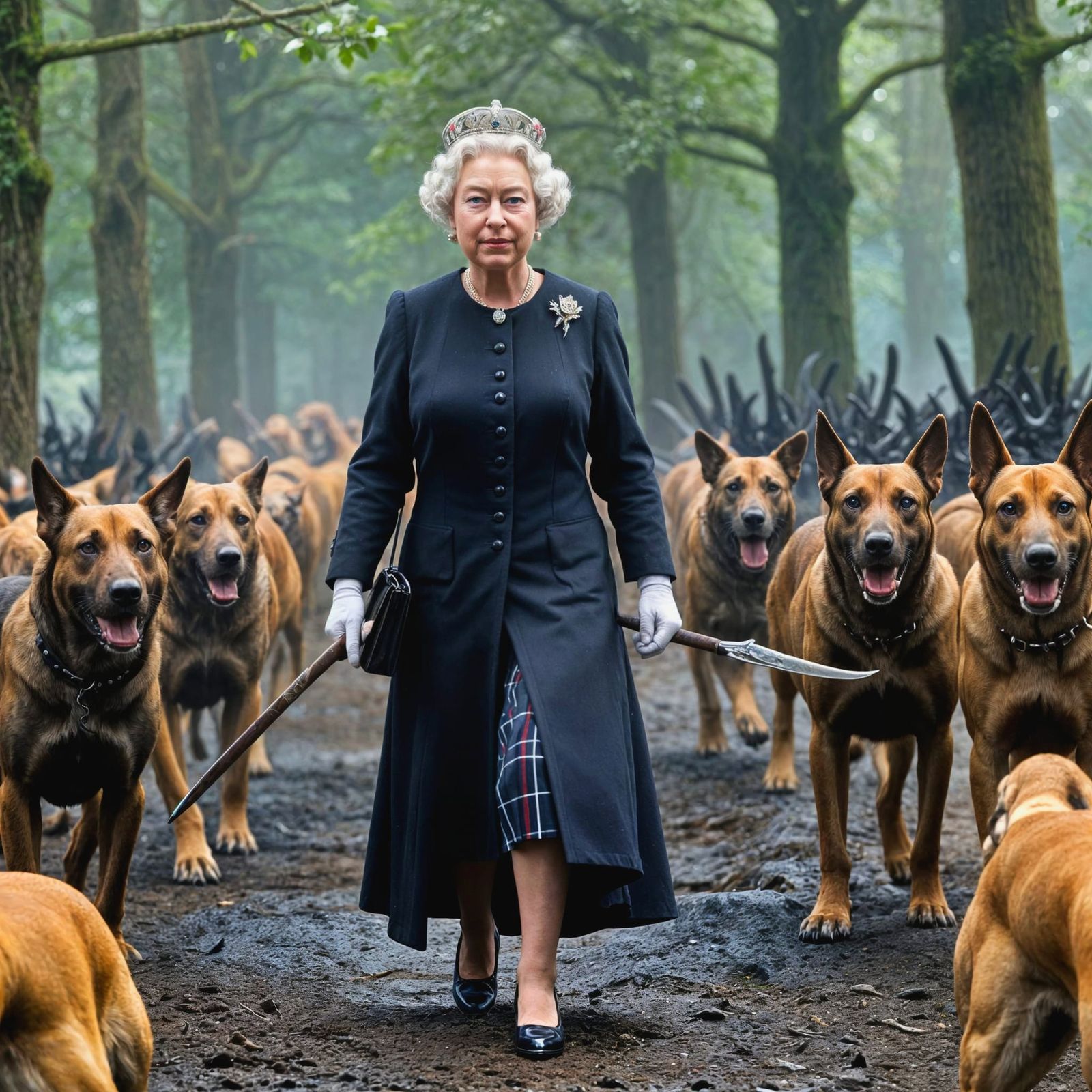 Demonic Hounds Unleash Fiery Judgment