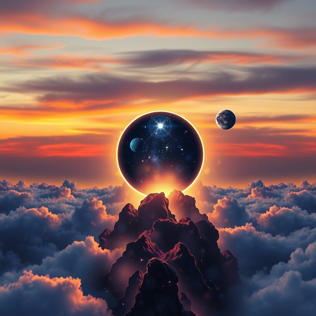 Cosmic Portal Opens in Twilight Sky