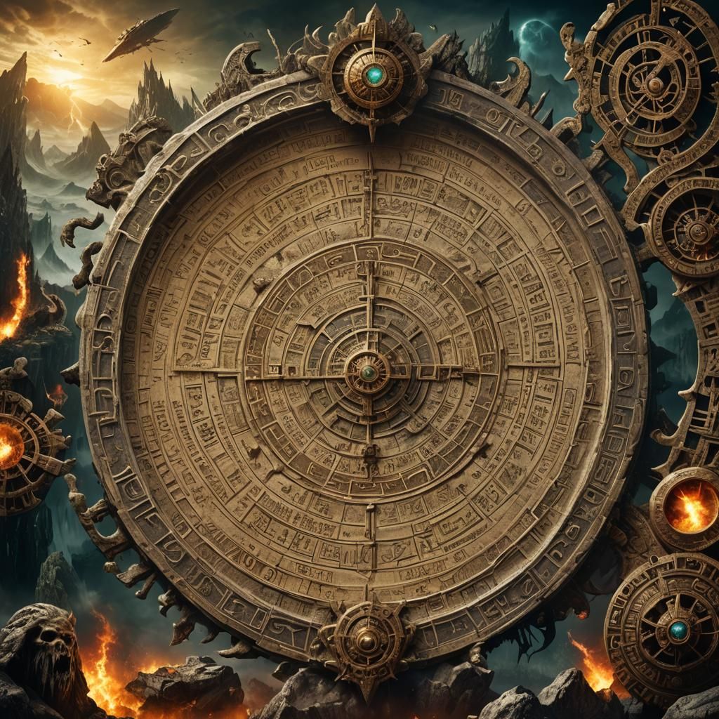 Doomsday Prophecy Scroll: Fantasy Concept Art