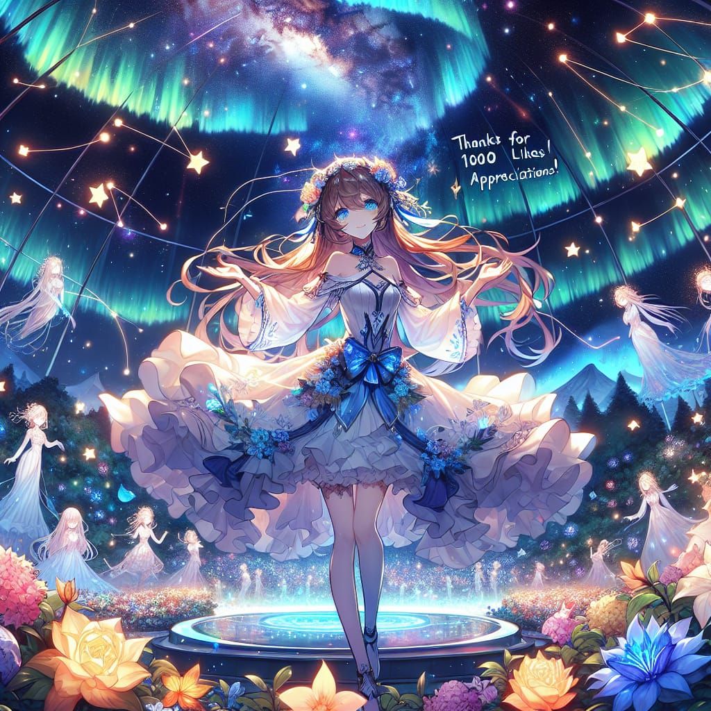 Heavenly Anime Garden Celebrates 1000 Likes