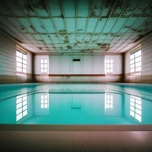 Abandoned Indoor Swimming Pool: Professional Photography