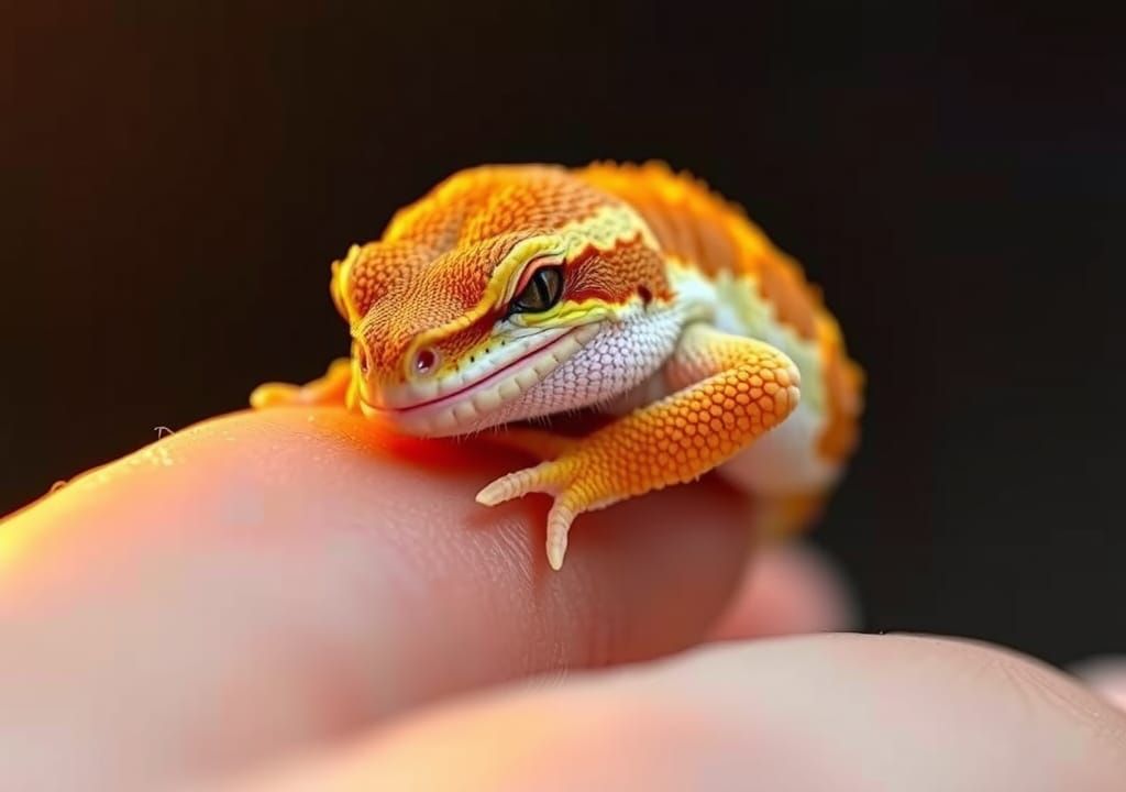 Miniature Dragon Sleeps: Macro Fantasy Art