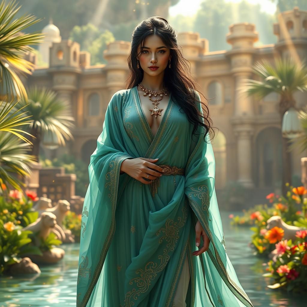 Ishtar: Goddess of Beauty in an Oriental Setting