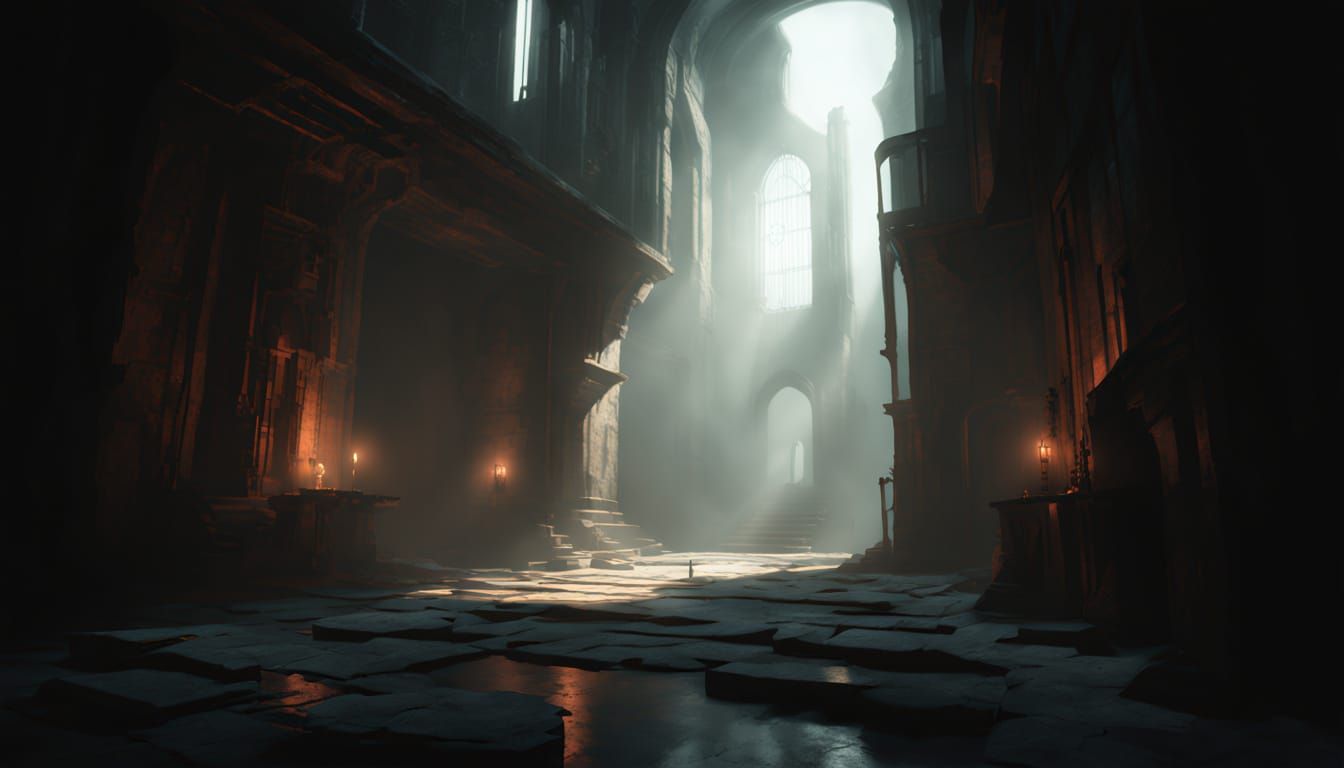 Cinematic Dark Fantasy Concept Art