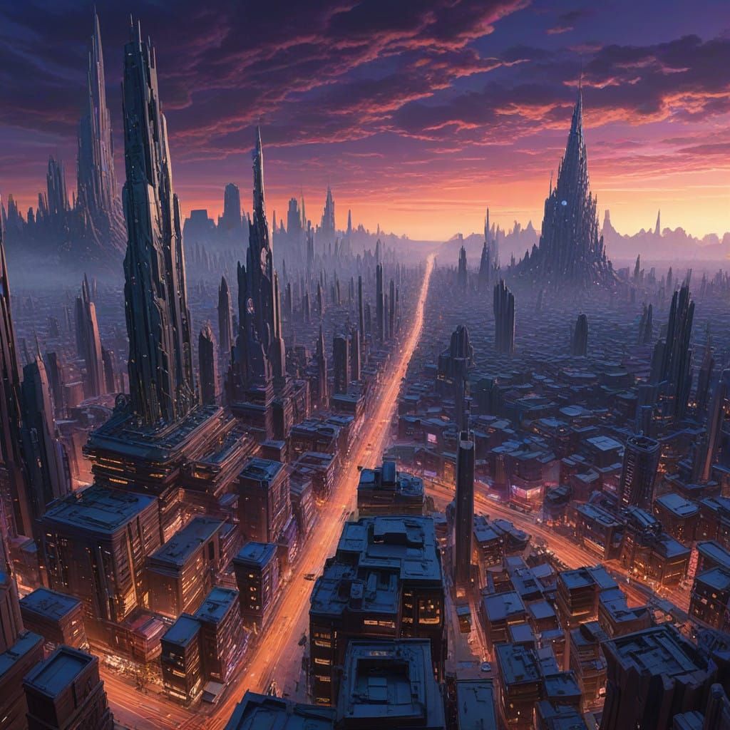 Vibrant Plasticine Metropolis