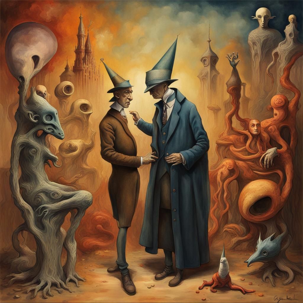 Surreal Dreamscape in Deep Color, Magical Realism