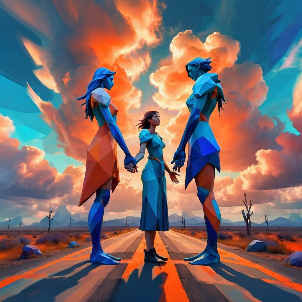 Low-Poly Art: Crossroads of the Alpha and Omega