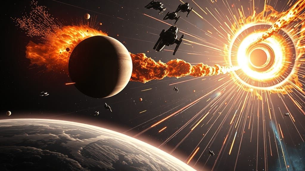 Cosmic Annihilation: Planets Collide in Devastating Galactic...