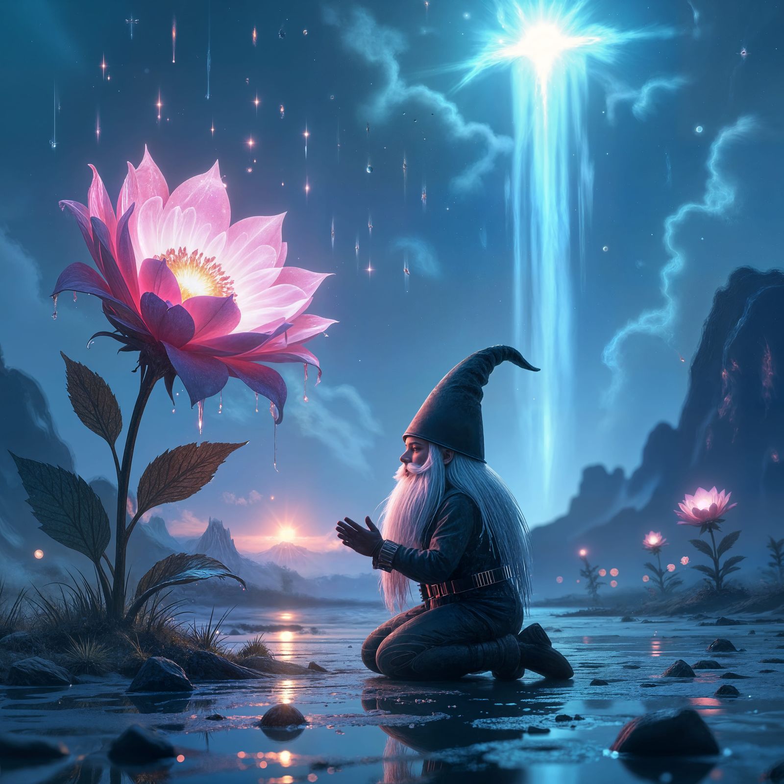 Gravity-Defying Mega-Garden Blooms on Shattered Star