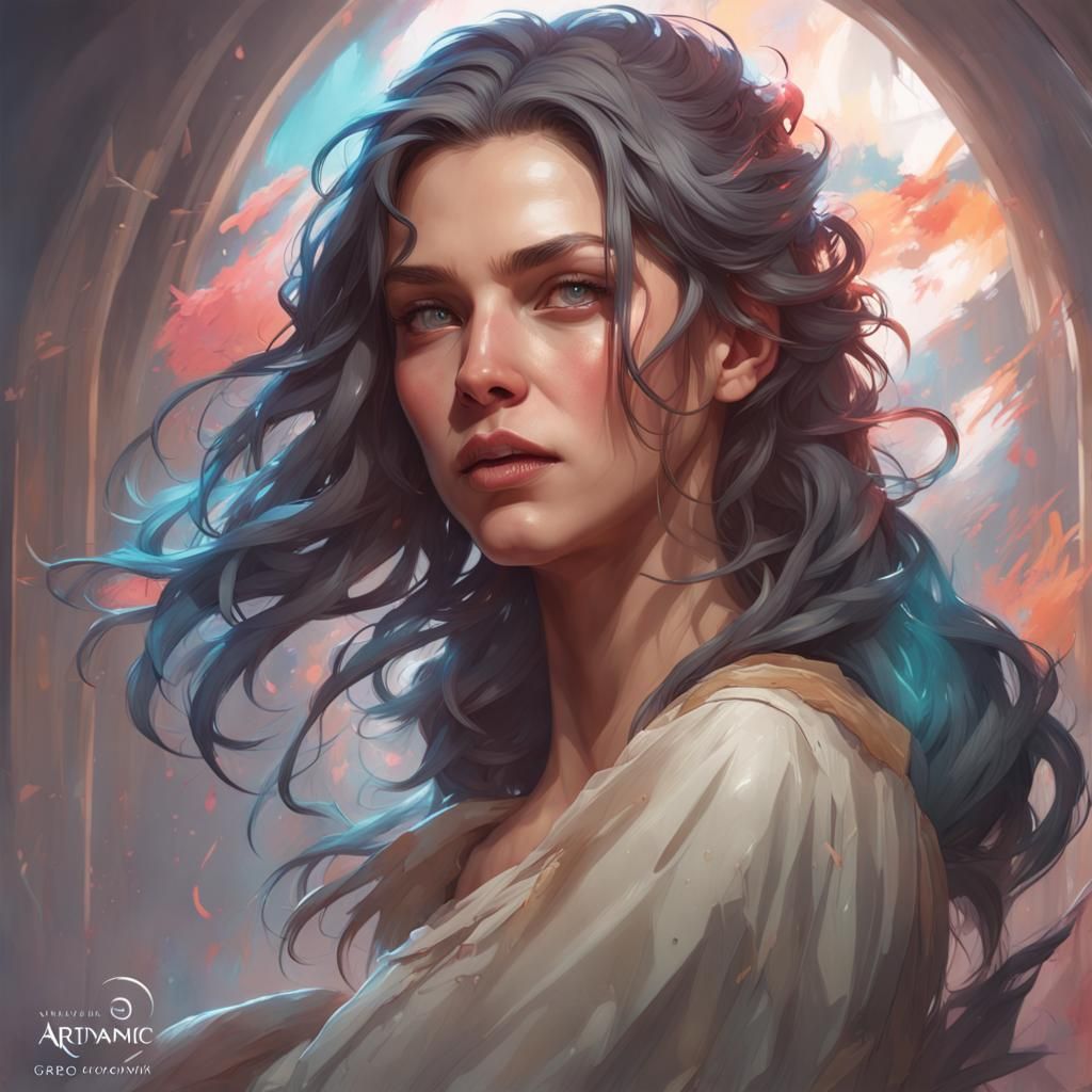 Hyperdetailed Portrait in the Style of Artstation