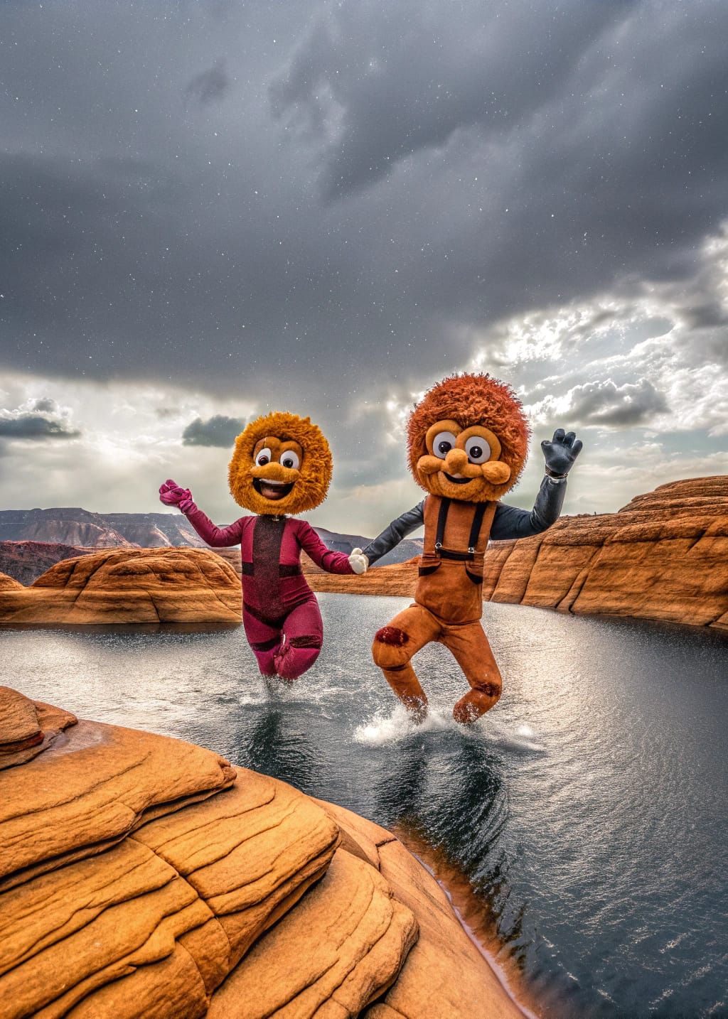 Tommy Danger & Ms Zing Liquified Fuzzy Swimdancing