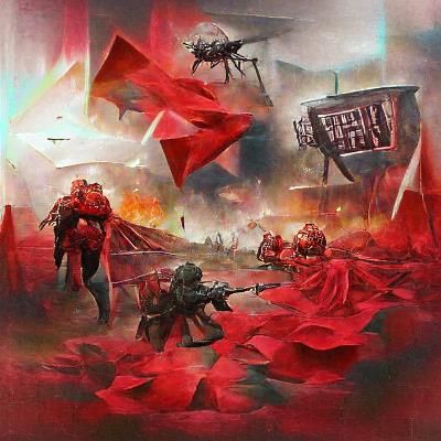 Red War of Futility: A Striking Artwork