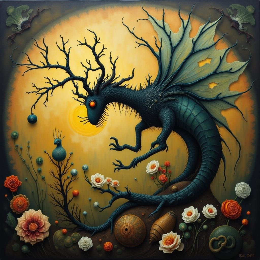 AI Generated Figure in Summer Style