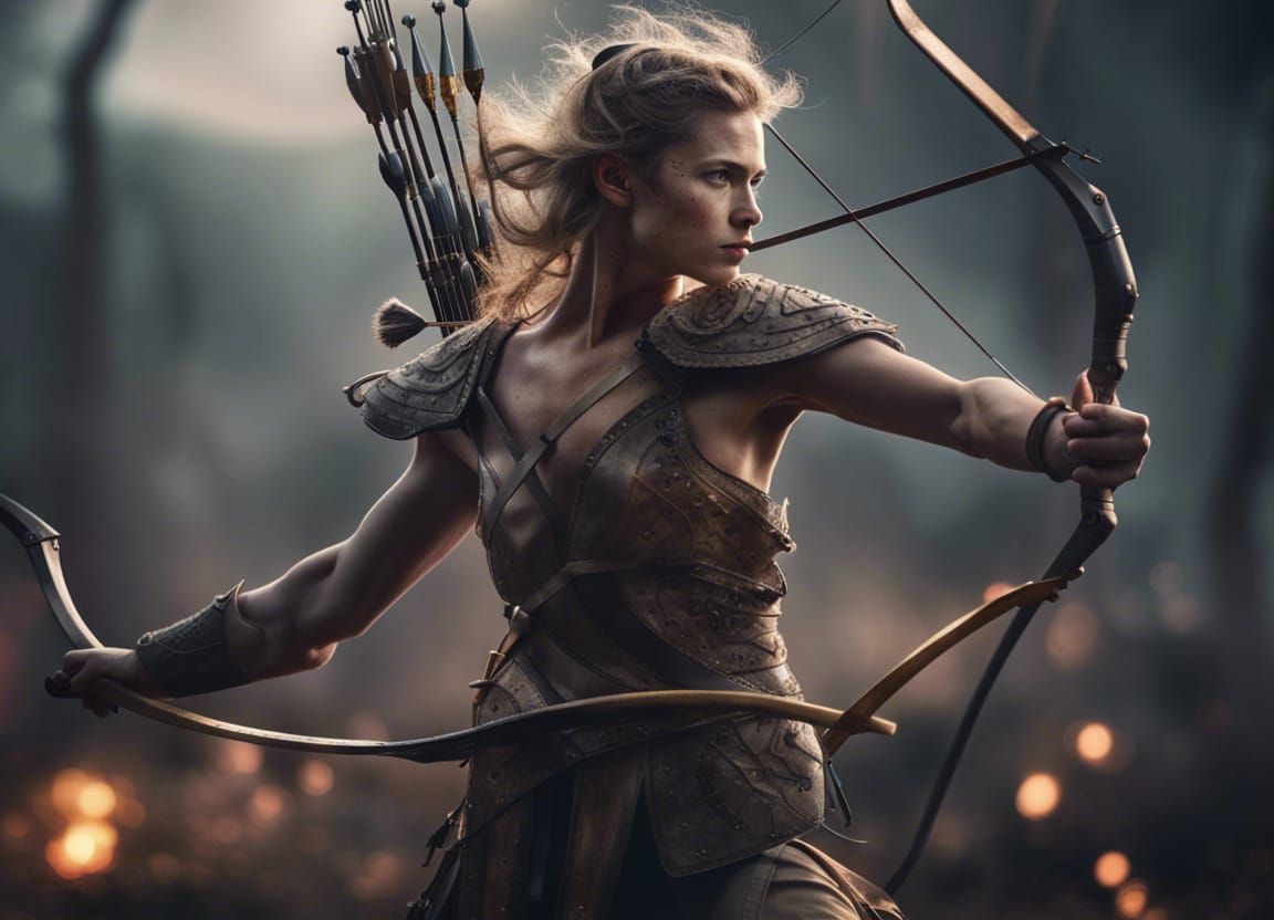 Epic Centaur Archer on Battlefield in 8K